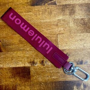 Lululemon Never Lost Keychain